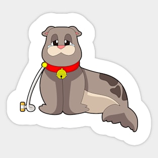 Seal Collar Chain Sticker